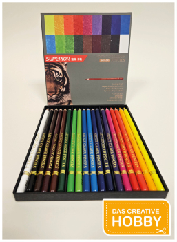 Artist colored pencils - case of 18 (superior)